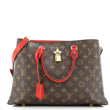 Louis Vuitton Flower Tote Monogram Canvas with Leather