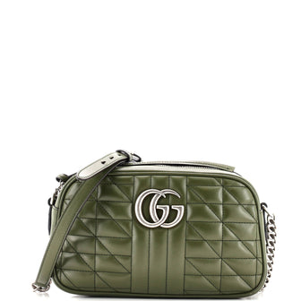 Gucci GG Marmont Shoulder Bag Mixed Matelasse Leather Small