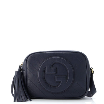 Gucci Blondie NM Camera Shoulder Bag Diagonal Quilted Leather Small