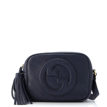 Gucci Blondie NM Camera Shoulder Bag Diagonal Quilted Leather Small