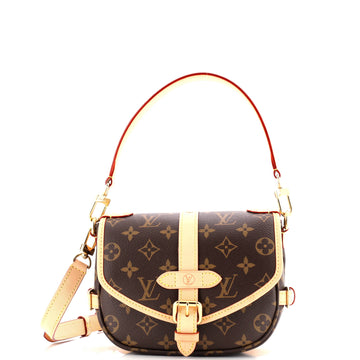 Louis Vuitton Saumur Handbag Monogram Canvas BB