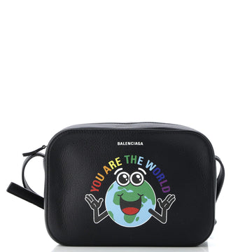 Balenciaga Everyday Camera Bag Printed Leather Small