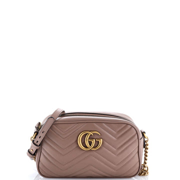 Gucci GG Marmont Shoulder Bag Matelasse Leather Small