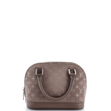 Louis Vuitton Alma Handbag Monogram Satin Mini