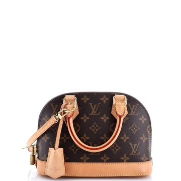 Louis Vuitton Alma Handbag Monogram Canvas BB