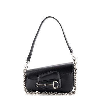Gucci Horsebit 1955 Asymmetric Shoulder Bag Leather Mini