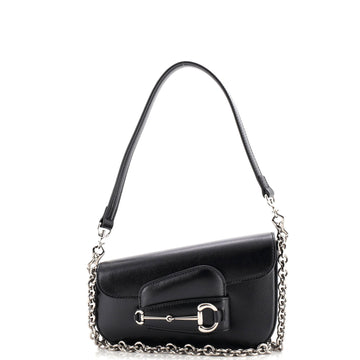 Gucci Horsebit 1955 Asymmetric Shoulder Bag Leather Mini
