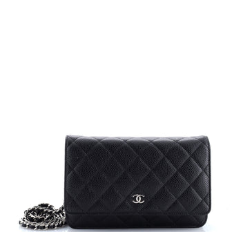 Chanel Wallet on Chain Quilted Caviar
