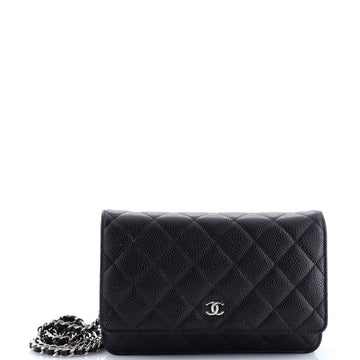 Chanel Wallet on Chain Quilted Caviar