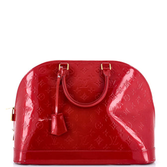 Louis Vuitton Alma Handbag Monogram Vernis GM