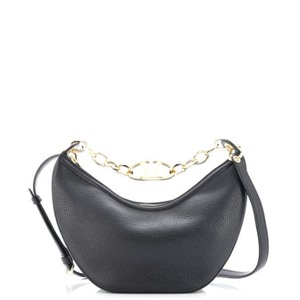 Valentino Garavani Vlogo Moon Hobo Leather Small