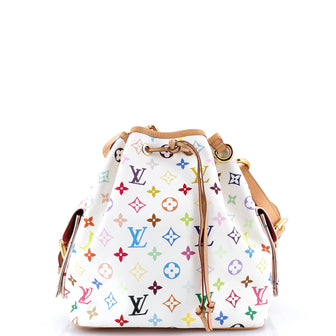 Louis Vuitton Petit Noe Handbag Monogram Multicolor