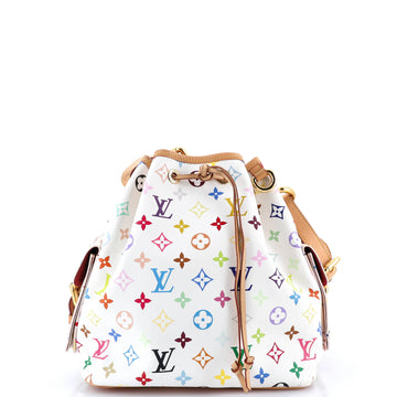Louis Vuitton Petit Noe Handbag Monogram Multicolor