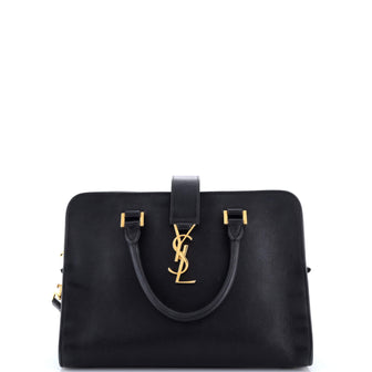 Saint Laurent Monogram Cabas Leather Small