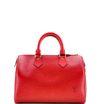 Louis Vuitton Speedy Handbag Epi Leather 25