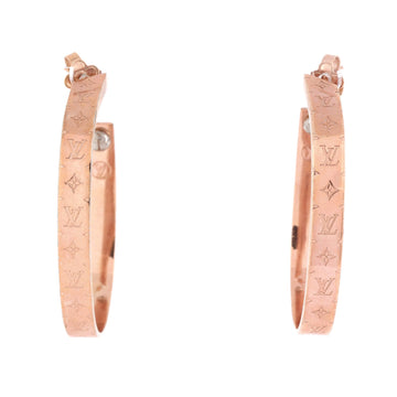 Louis Vuitton Nanogram Hoop Earrings Metal