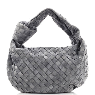 Bottega Veneta BV Jodie Hobo Intrecciato Suede Teen