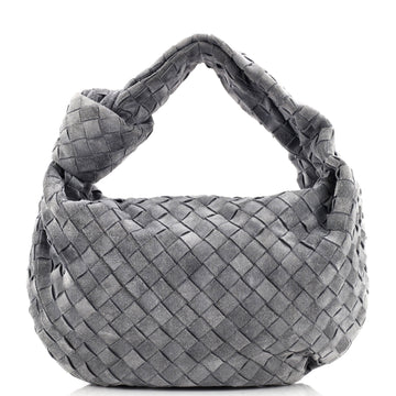 Bottega Veneta BV Jodie Hobo Intrecciato Suede Teen
