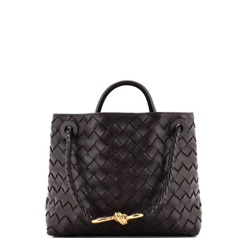 Bottega Veneta Andiamo Top Handle Bag Intrecciato Nappa Small