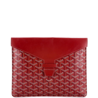 Goyard Camondo Horizontal Clutch II Coated Canvas MM
