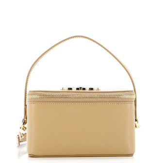 Salvatore Ferragamo Gancini Vanity Case Leather