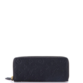 Louis Vuitton Clemence Wallet Monogram Empreinte Leather