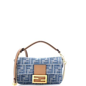 Fendi Baguette NM Bag Zucca Canvas Mini