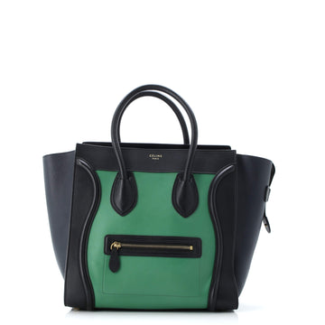 Celine Tricolor Luggage Bag Leather Mini