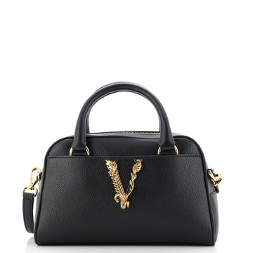 Versace Virtus Bowling Bag Leather