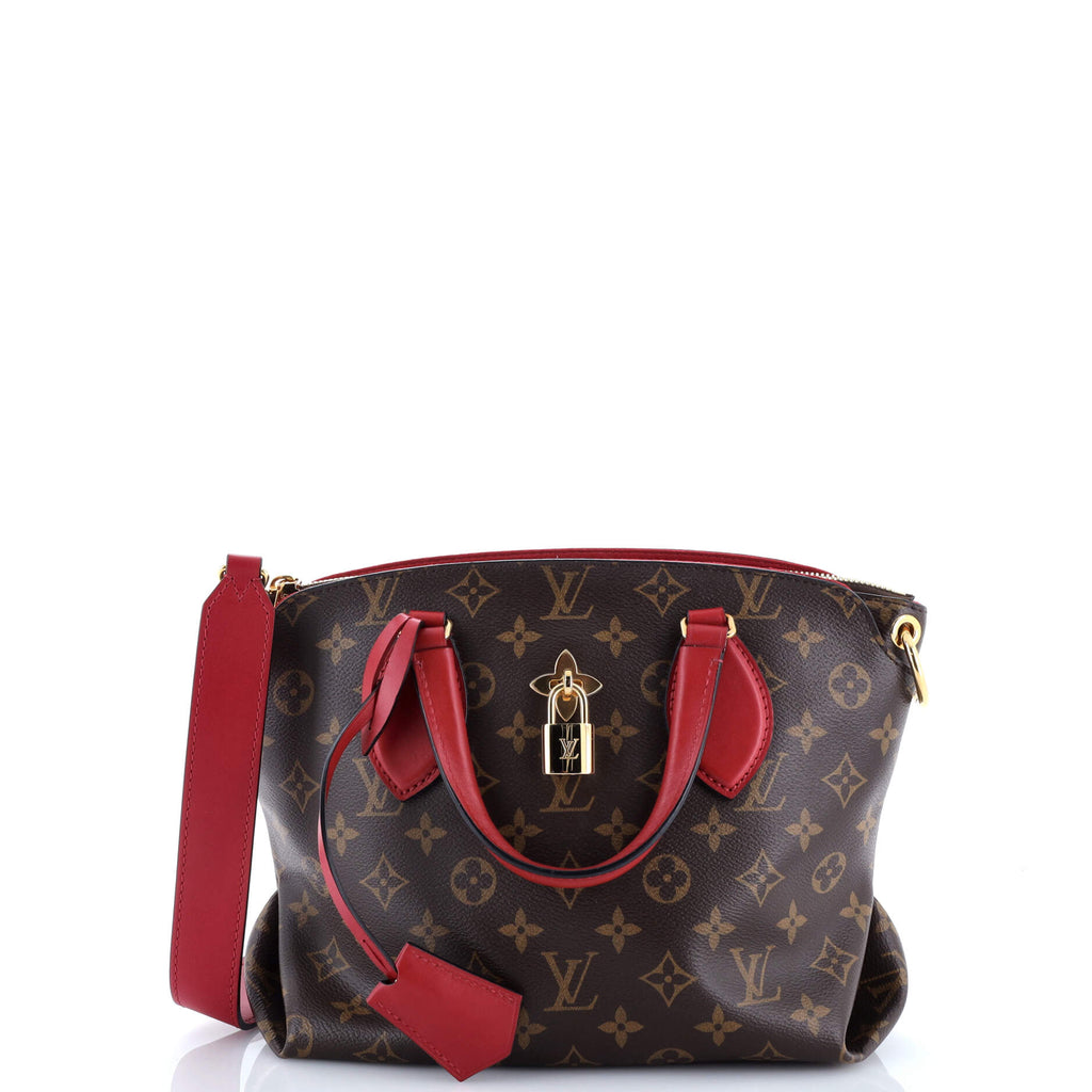 ルイヴィトン Louis Vuitton Flower Zipped Tote Monogram Canvas PM Brown 3483851
