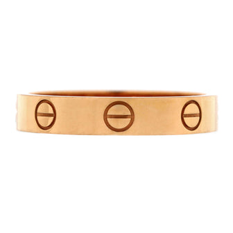 Cartier Love Wedding Band Ring 18K Rose Gold