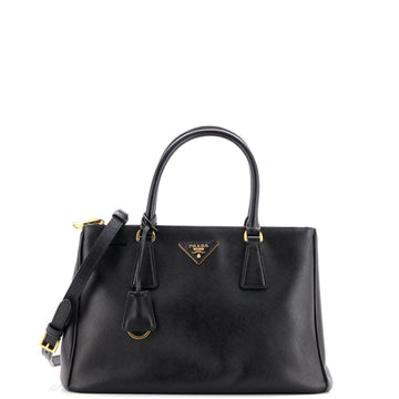 Prada Double Zip Lux Tote Saffiano Leather Small