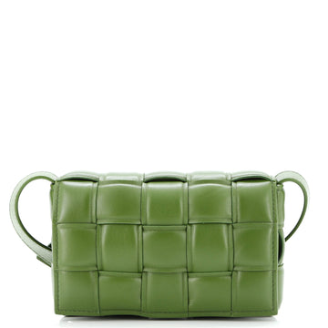 Bottega Veneta Cassette Crossbody Bag Padded Maxi Intrecciato Leather Small