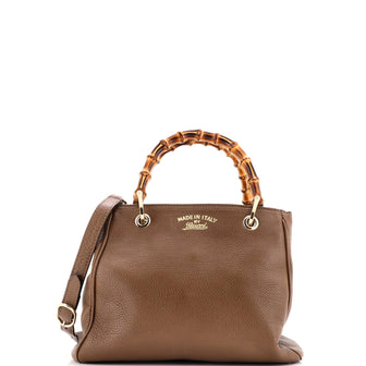 Gucci Bamboo Shopper Tote Leather Small