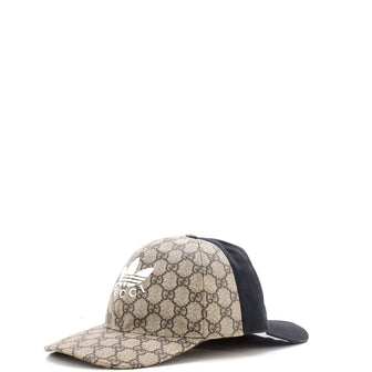 Gucci x adidas Double Sided Baseball Cap Embroidered GG Coated Canvas and Canvas