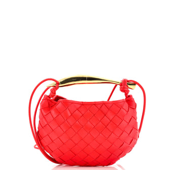 Bottega Veneta Sardine Top Handle Bag Intrecciato Nappa Mini