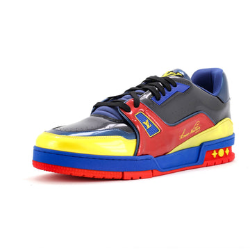Louis Vuitton Men's LV Trainer Sneakers Patent
