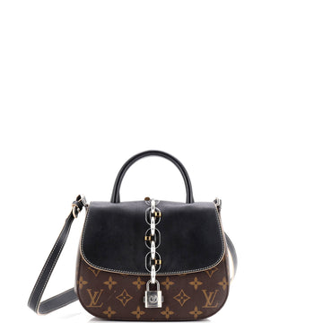 Louis Vuitton Chain It Handbag Monogram Canvas with Leather PM