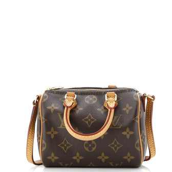 Louis Vuitton Speedy Bandouliere Bag Monogram Canvas Nano