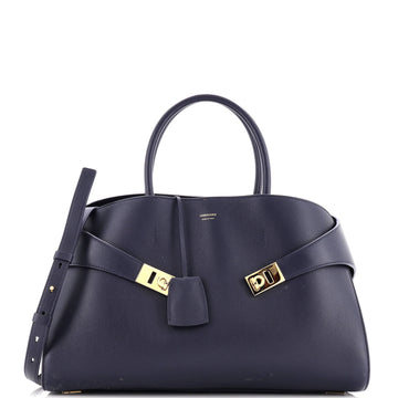 Salvatore Ferragamo Hug Top Handle Bag Leather Large