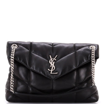 Saint Laurent Loulou Puffer Shoulder Bag Quilted Leather Medium
