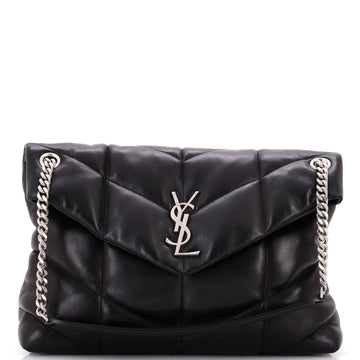 Saint Laurent Loulou Puffer Shoulder Bag Quilted Leather Medium