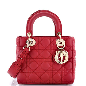 Christian Dior My ABCDior Lady Dior Bag Cannage Quilt Lambskin