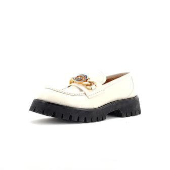 Gucci Men's Interlocking G Jeanne Loafers Leather