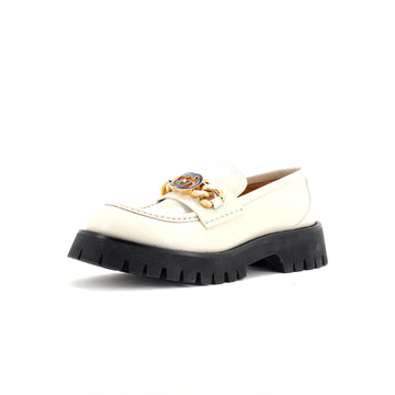 Gucci Men's Interlocking G Jeanne Loafers Leather