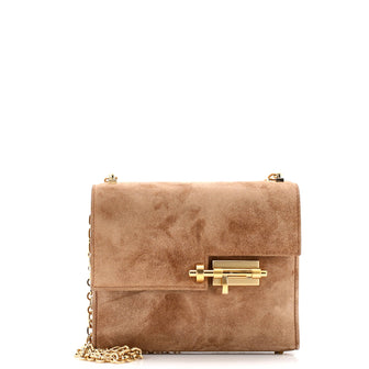 Hermes Verrou Chaine Bag Doblis Suede Mini