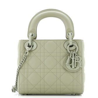 Christian Dior Ultra Matte Lady Dior Chain Bag Cannage Quilt Calfskin Mini