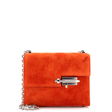 Hermes Verrou Chaine Bag Doblis Suede Mini