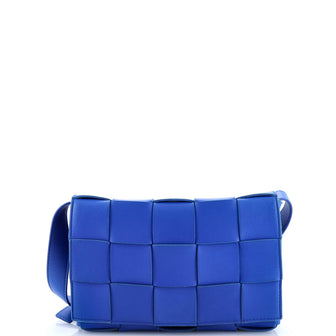 Bottega Veneta Cassette Crossbody Bag Maxi Intrecciato Leather Small