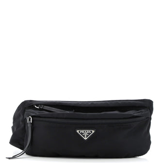 Prada Zip Waist Bag Tessuto Medium